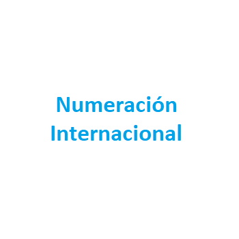 Numeración Internacional